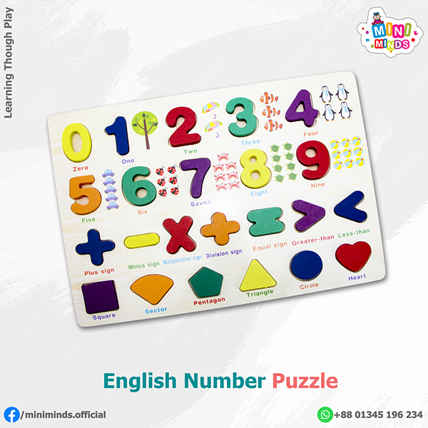 English Number Puzzle New English Number Puzzle - Image 1