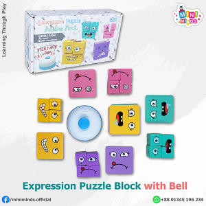 Expression Puzzle Block with Bell