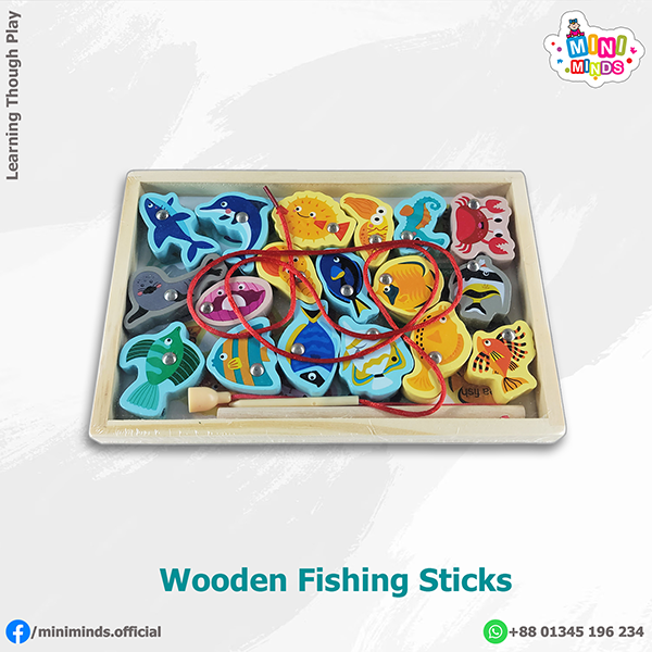 Wooden Fishing Sticks Wooden Fishing Sticks - Image 1