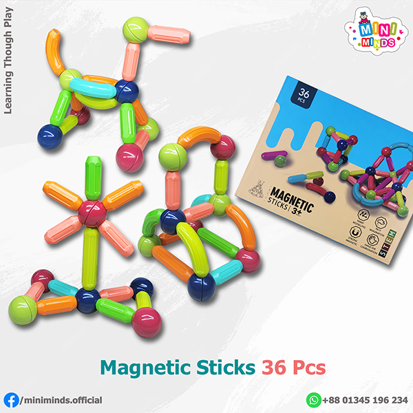 Magnetic Sticks 36 Pcs Magnetic Sticks 36 Pcs - Image 1